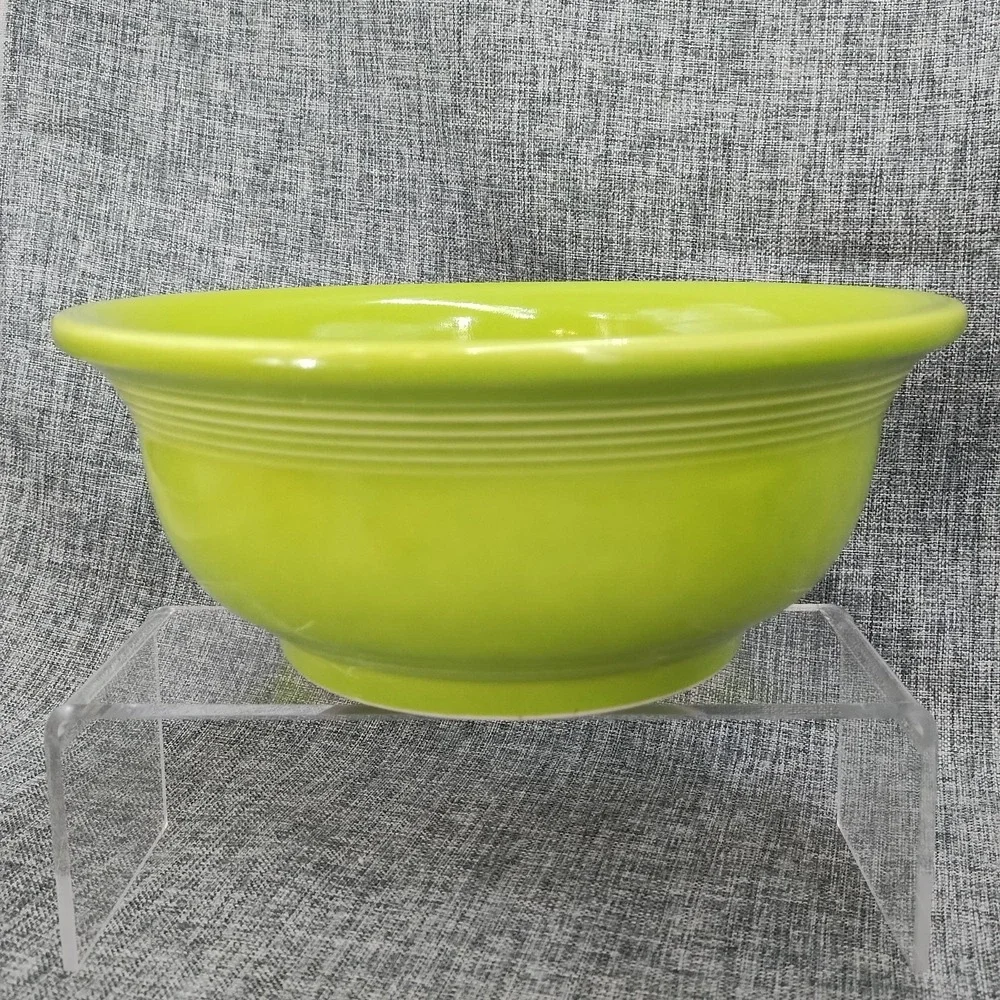 Fiesta Chartreuse Medium & Small Flared Mixing Bowl Set Free Shipping